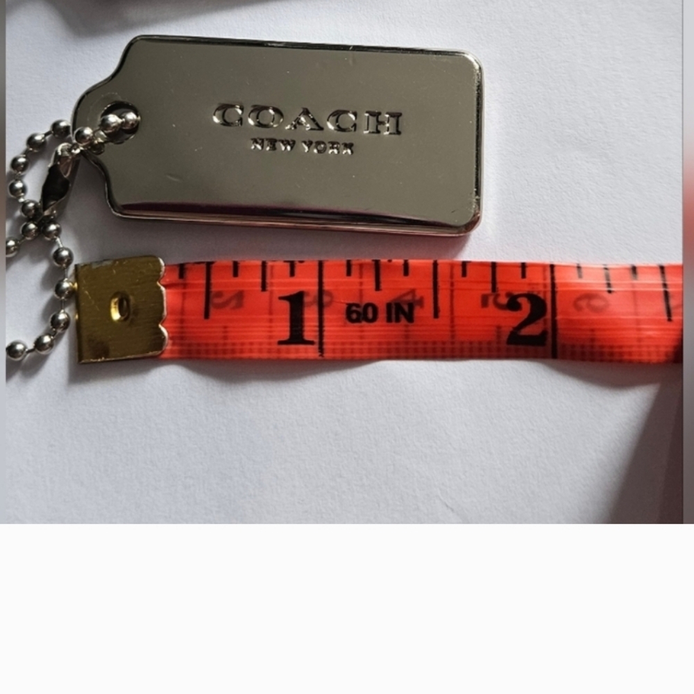 Coach silver metal hangtag/charm replacement - Picture 4 of 4